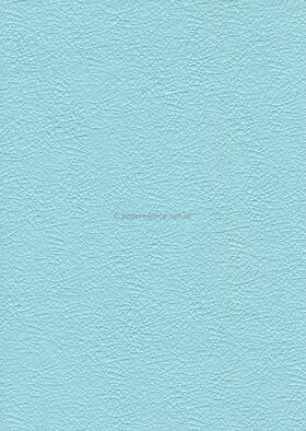 Embossed Shattered Aqua Blue Matte, A4 handmade recycled paper | PaperSource
